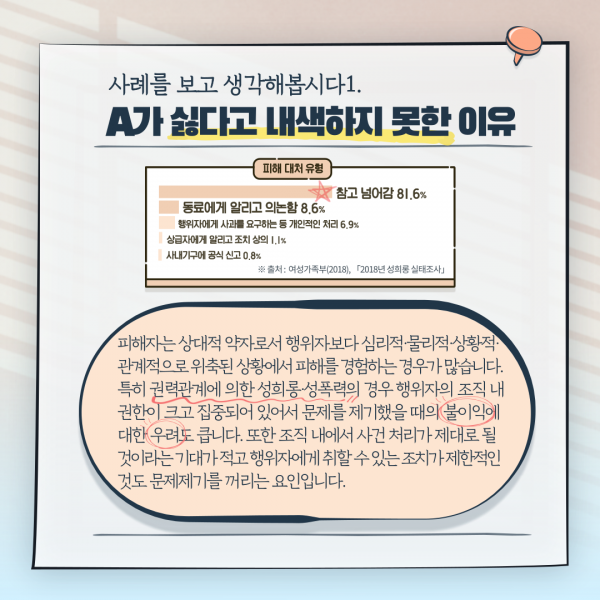 [카드뉴스] 2021. 10월 Vol. 6 - 성희롱·성폭력 예방에 조직문화가 중요한 이유