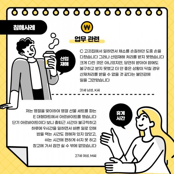 [카드뉴스] 2022년 6월호 '아르바이트 수행 중 발생할 수 있는 인권침해'